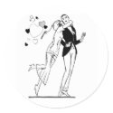 1920 Valentine Lovers stickers
