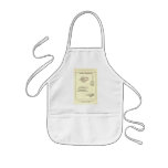 1920s Children's Menu Aprons