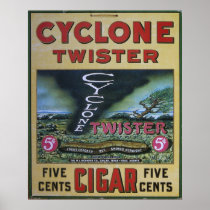 1920s Cyclone Twister Print