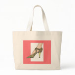 1920s High Heeled Shoe Canvas Bags