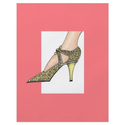1920s High Heeled Shoe Flyers by Annas_Story