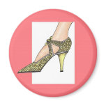 1920s High Heeled Shoe Refrigerator Magnet