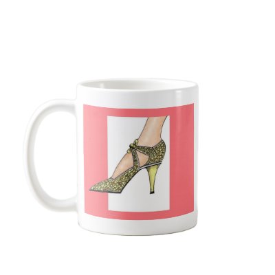 1920s High Heeled Shoe Coffee Mug by Annas_Story
