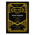 1920s Hollywood Style Bridal Shower Invitation