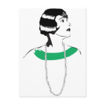 1920's Lady Post Card