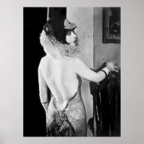 1920s Sexy Woman Poster