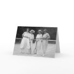 1920s Tennis Fashion Card