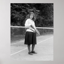 1920s Tennis Style Poster