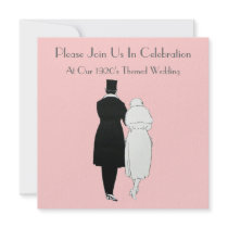1920's Themed Wedding Invitations