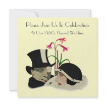 1920's Themed Wedding Invitations