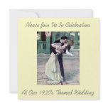 1920's Themed Wedding Invitations