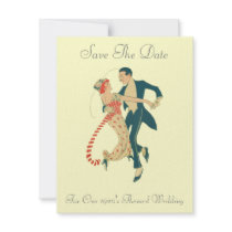 1920's Themed Wedding Save The Date