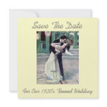 1920's Themed Wedding Save The Date Invitations