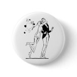 1920's Valentine Lovers Pins