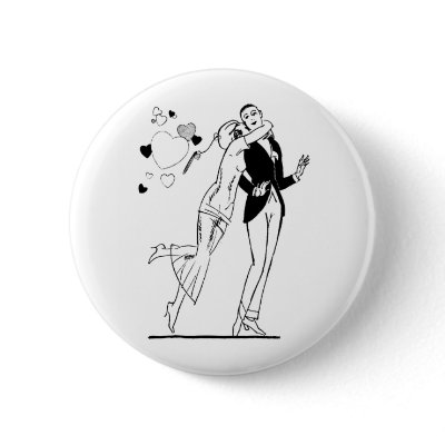 1920's Valentine Lovers Pins by Sylinden