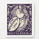 1921 25m Polish Postage Stamp Mouse Pad