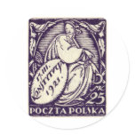 1921 25m Polish Postage Stamp