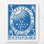 1921 3m Polish Postage Stamp Mousepad