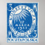 1921 3m Polish Postage Stamp