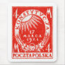 1921 4m Polish Postage Stamp Mouse Pad