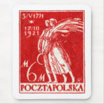 1921 6m Polish Postage Stamp Mouse Pad