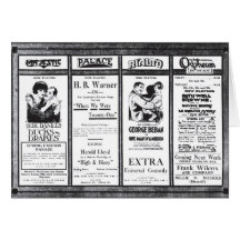 1921 vintage newspaper movie ads card Bebe Daniels