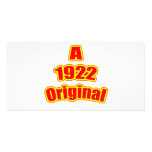 1922 Original Red Customized Photo Card