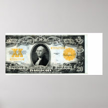 1922 US Gold Certificate Print