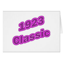 1923 Classic Purple Card