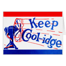 1924 Keep Coolidge Greeting Cards