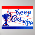 1924 Keep Coolidge Print
