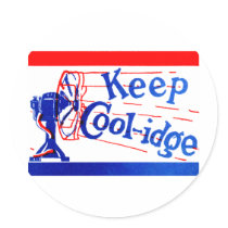 1924 Keep Coolidge Sticker