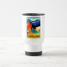 1925 Adelboden Switzerland Poster Mugs