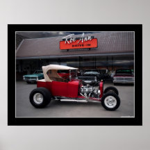 1925 Dodge Hot Rod Drive-In Poster
