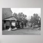 1925 Old Gas Station Poster