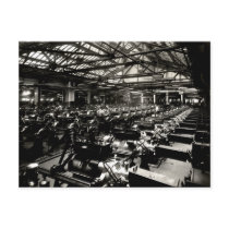 1925 Testing Automobile Motors Postcards