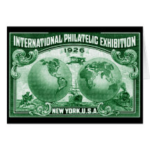 1926 International Philatelic Expo New York Cards