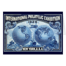 1926 International Philatelic Expo New York Cards
