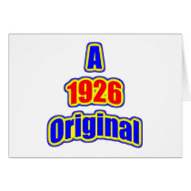 1926 Original Bl Red