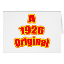 1926 Original Red Cards