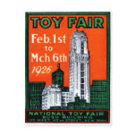 1926 Toy Fair Poster Post Card