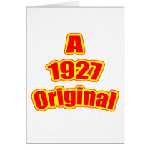 1927 Original Red Cards