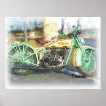 1929 Harley Poster
