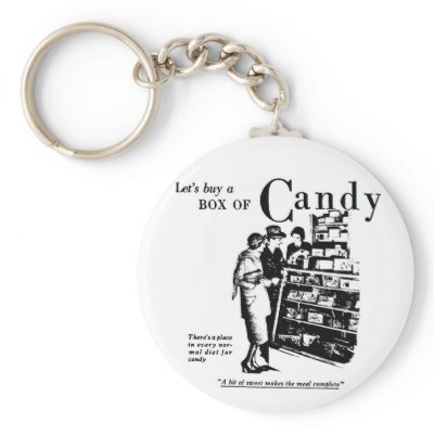 1930 Candy Newspaper Advertisement Key Chains by Jakestuff