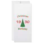 1930 Christmas Birthday