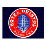 1930 Hotel Bristol Cuba Postcard