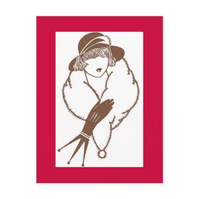1930 Japanese Art Deco Card Post Cards by Regella