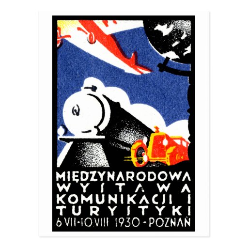 1930 Poznan Expo Poster Postcards