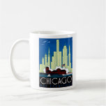 1930 Visit Chicago Poster Coffee Mug