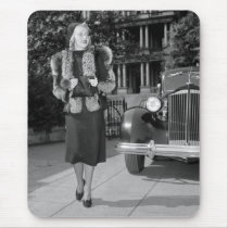 1930s Women's Fashion Mouse Pads